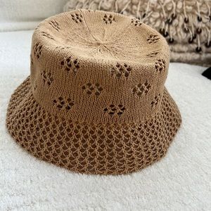 Free people woven daisy bucket hat
